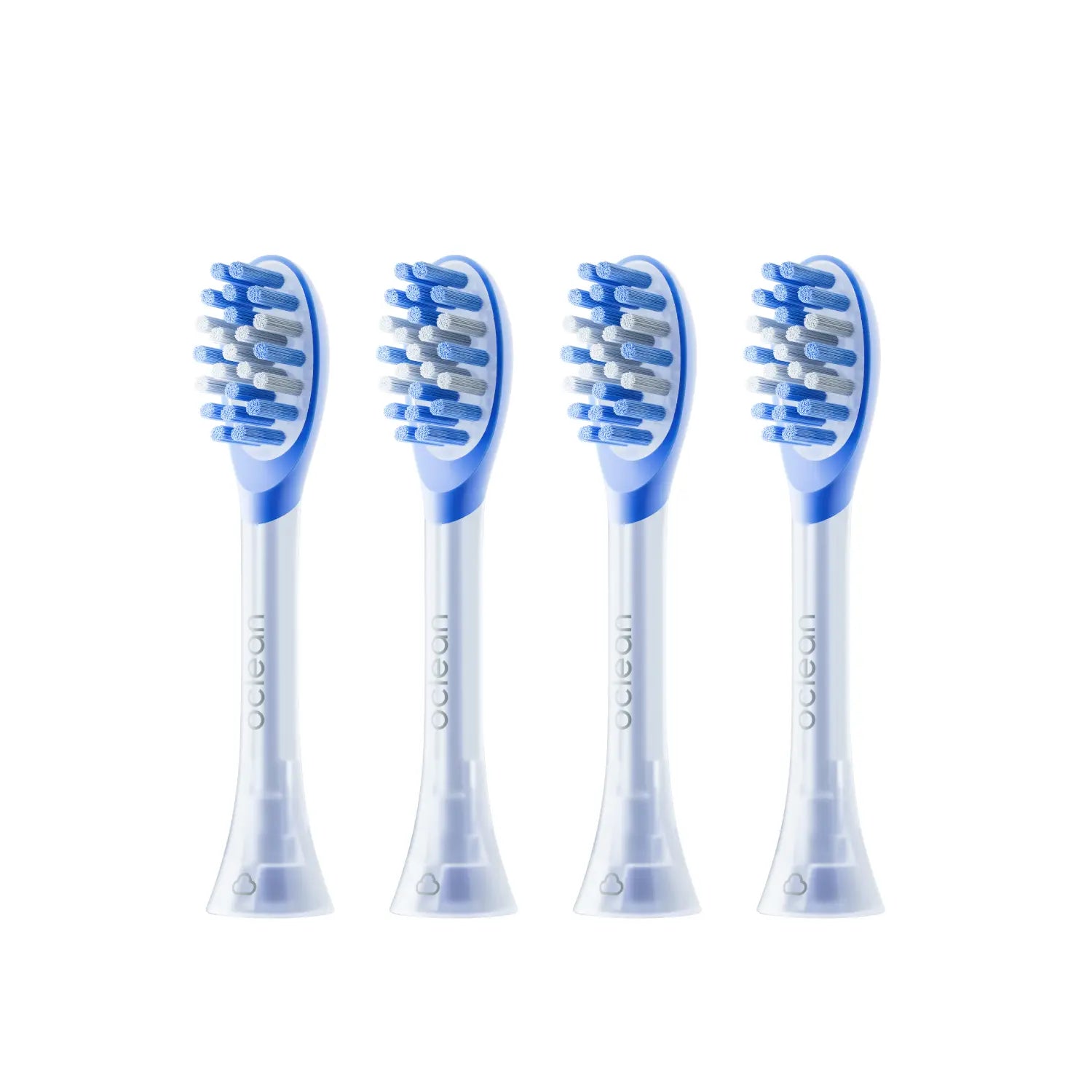 Oclean Easy Clean Electric Toothbrush Heads - Blue - 4 Count