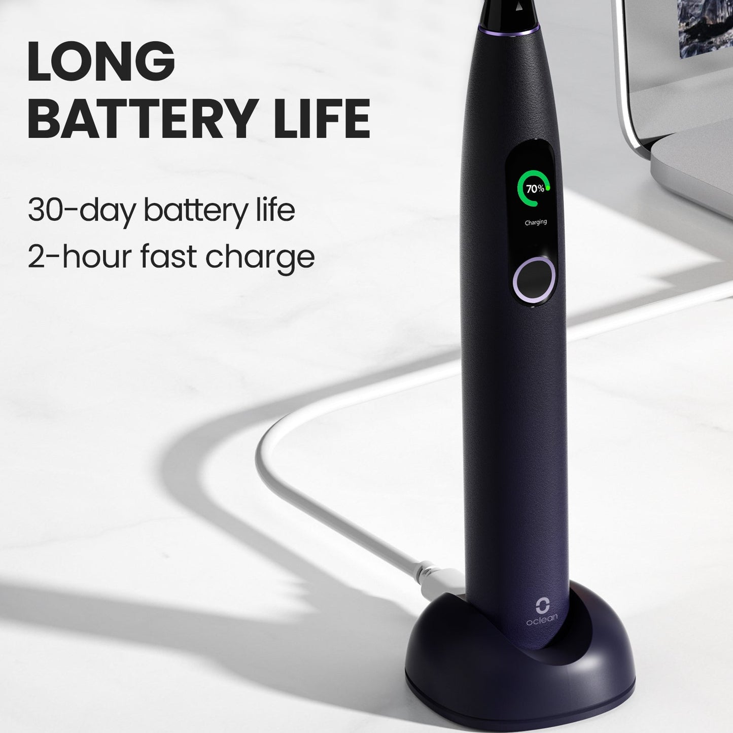 Oclean X Pro Smart Electric Toothbrush Toothbrushes Long Battery Life