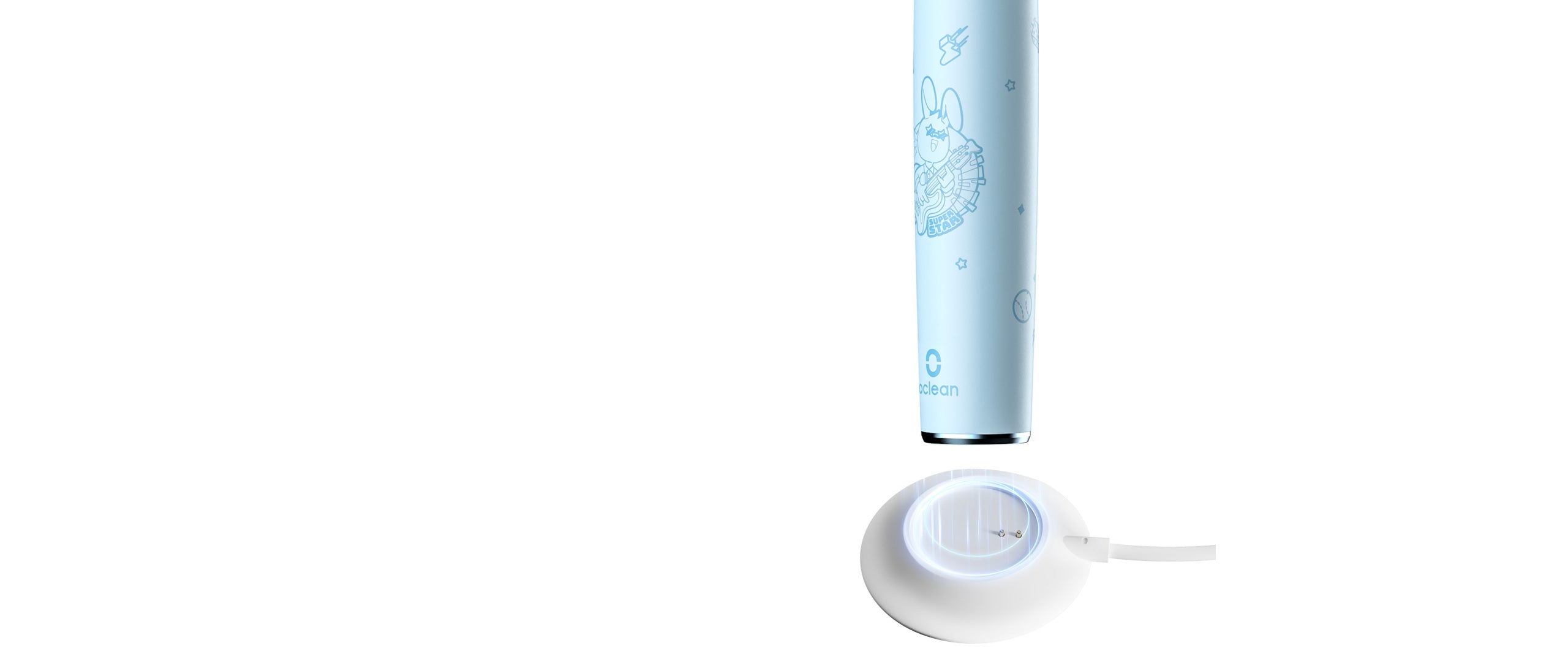 Carregador da escova de dentes eléctrica Oclean Kids Sonic - Escovas de dentes - Oclean Global Store