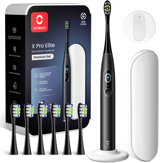Conjunto de escovas de dentes sónicas Oclean X Pro Elite Premium - Escovas de dentes - Oclean Global Store