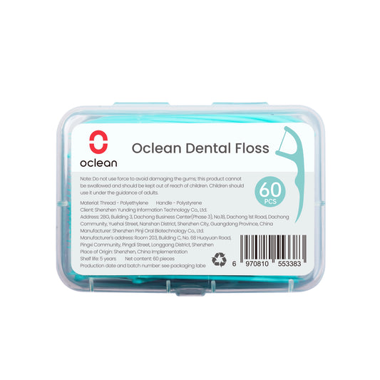 Fio dentário e palito Oclean - Caixa - 60 unidades