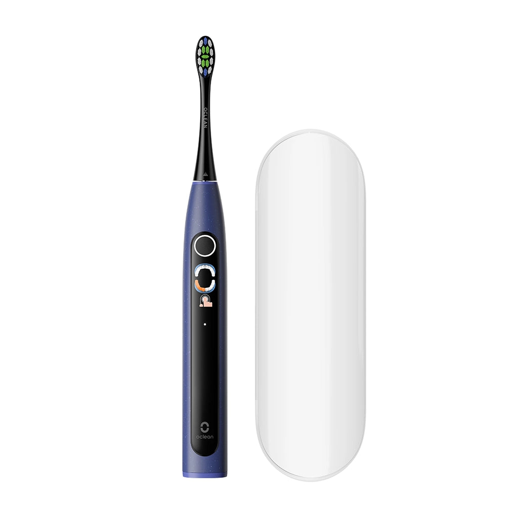 Conjunto de Escova de Dentes Sónica Inteligente Oclean X Lite - Azul