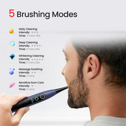 Oclean X Lite Smart Sonic Toothbrush - Modos de escovagem