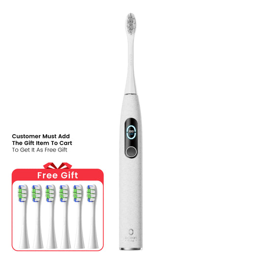 Oclean X Pro Elite Sonic Toothbrush - Cinzento - Oferta do Dia Mundial do Sorriso