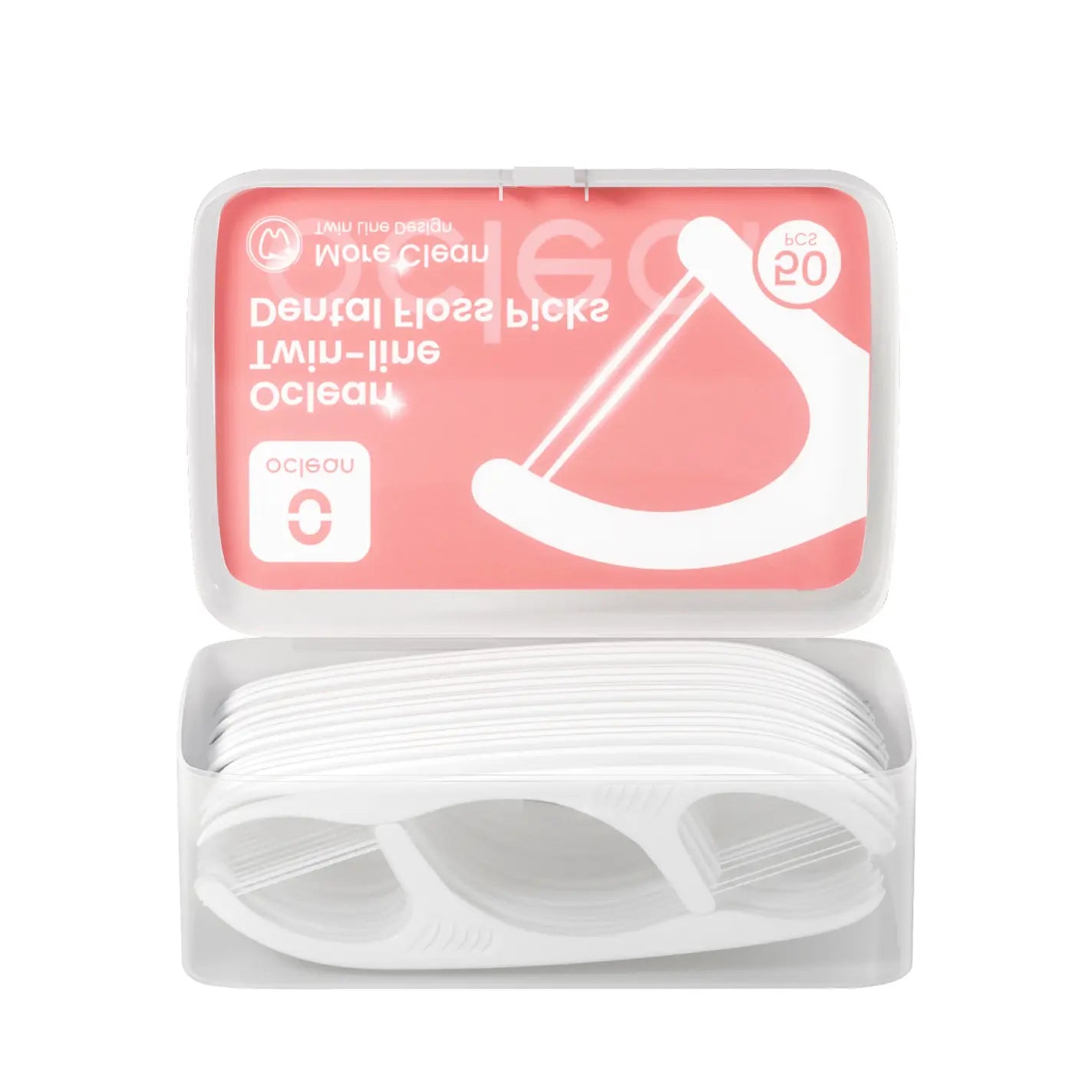 Palitos de fio dental Oclean Twin-line - 1ct