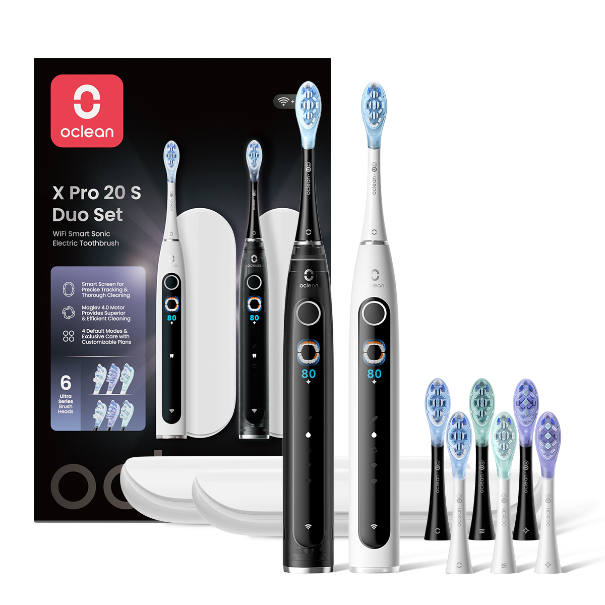 Oclean X Pro 20 Escova de dentes sónica