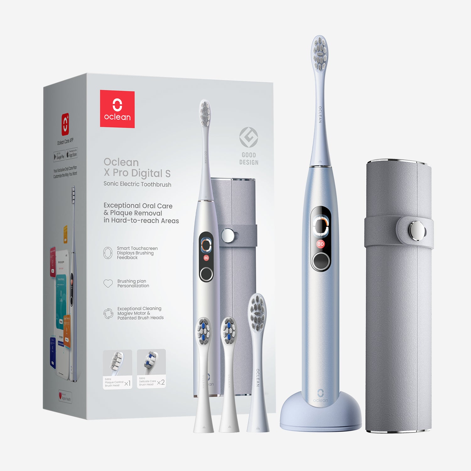Escova de dentes inteligente X Pro Digital Premium Bundle